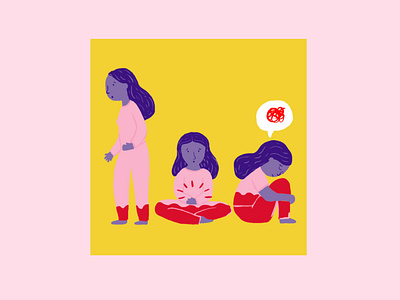Menstruation Project character design flower illustration illustration illustration art illustration digital illustrator visual art woman woman illustration