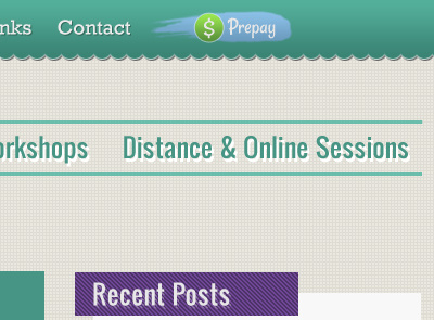 Nav + Prepay Button design web