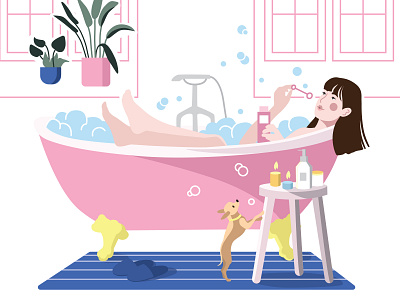 Illustration for a skincare brand flat illustration illustration skincare vector