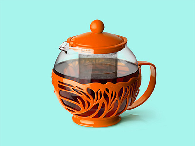 CAMELLIA~ plastic teapot