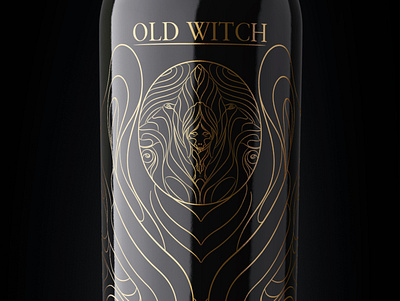 Old Witch desgin graphic illustration package design photoshop vector