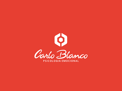 Logotype Carlo Blanco brand brand identity branding color design help hope humans logo logotype red vector