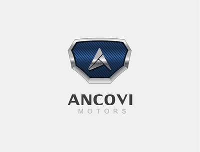 Logotype Ancovi blue brand brand identity branding cars color design logo logotype motors typography