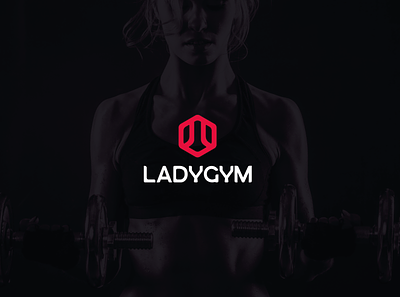Ladygym Logotype body brand brand identity branding color design exercise logo logotype logtype motivation vector