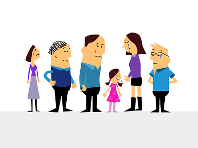 Charity illustrations brand campaign character charity family graphics illustration