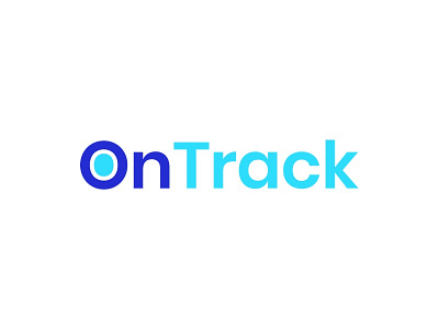 OnTrack: Logo app apple watch brand branding digital health healthcare healthcare app iphone logo rehab stroke tracking tracking app typography