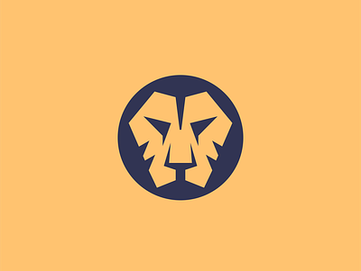 lion logo simple animals balance branding circle concept design elegant graphic icon illustration king lion logo mark