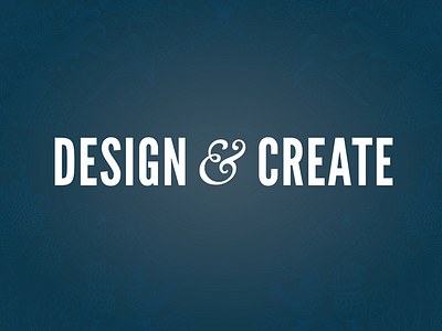 Free Desktop Wallpaper: "Design & Create"