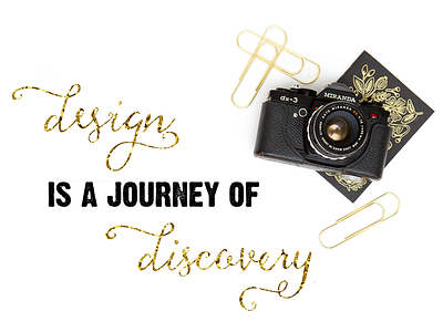 Free Desktop Wallpaper: "Design is a Journey of Discovery"