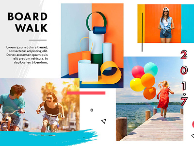 Summer Campaign Moodboard inspiration mood moodboard ui design web design website