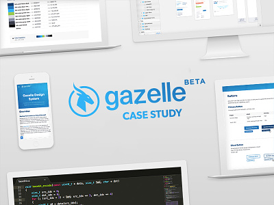 Case Study: The Gazelle Design System case study colors design system gazelle standards typography ui ui kit