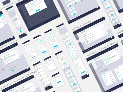 High-Fidelity Dashboard Wireframes (WIP) colors dashboard interface mobile modal sketch ui user experience ux