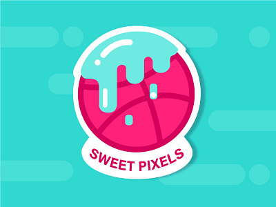 Sweet Pixels – Dribbble Sticker