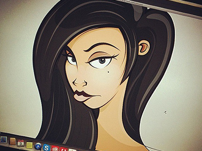 My Character adobe art character characters design design designer girl illustrator jeffartcolor minsk portfolio vector