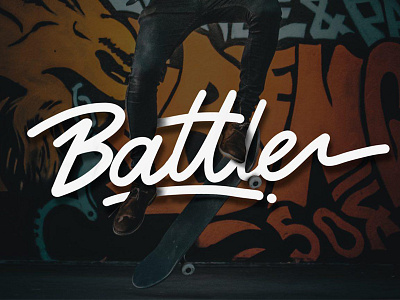 Lettering "Battler" art battler calligraphic design designer graffiti jeffartcolor letter lettering minsk vector