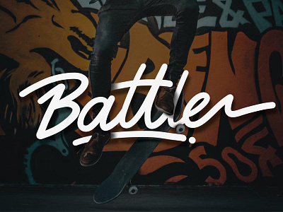 Lettering "Battler"