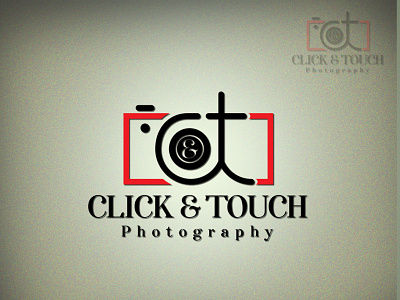 Click & Touch Photography Logo branding design icon logo typography vector