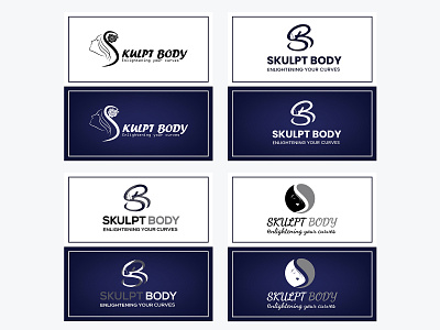 Skulpt Body Beauty Salon Logo Design branding design flat illustration logo typography