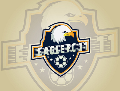 Eagle FC Logo Design branding design illustration illustrator logo vector