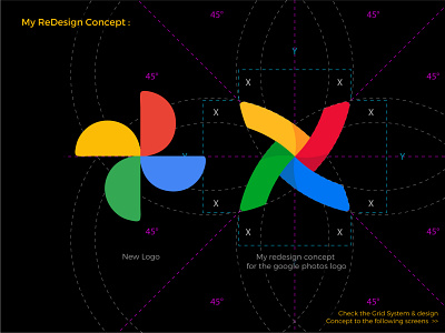 Google Photos Logo - Redesign Concept by uxboss™.