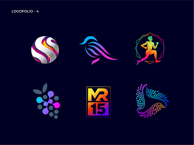 Logo Collection - 4 best logo designer branding conceptual logo creative logo design fintech logo flat it logo lettermark logo logo design logo designer logo designer for hire logotipo logotype minimal modern logo software logo tech logo technology logo