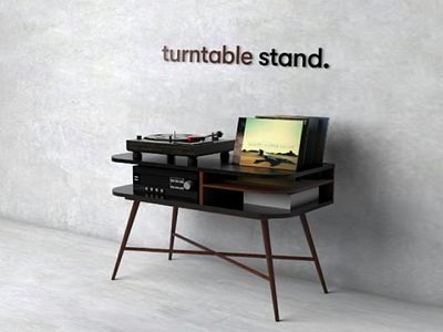 Turntable Stand.