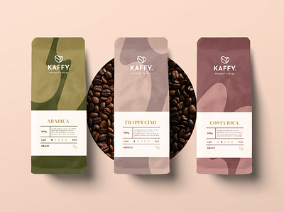 KAFFY branding coffee concept design design logo packaging packaging design