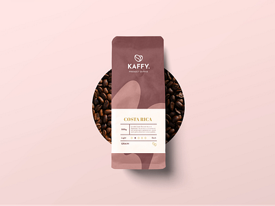 KAFFY - Costa Rica branding coffee concept design design logo packaging packagingdesign