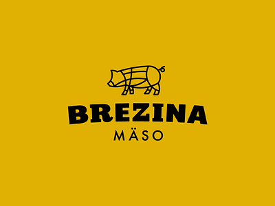 Logo Design Mäso Brezina branding butchery creative design identity local logo logodesign logotype