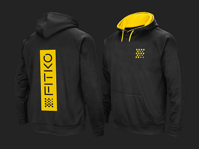 Merch for FITKO gym brand branding creative design merch minimal product