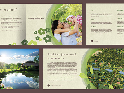 Krásne Sady - brochure brand branding brochure print