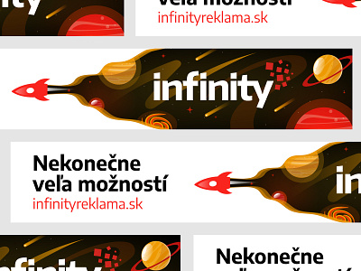 Infinity Reklama - Promo advertising branding design illustration logo vector