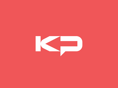 KP - Logo arrow brand branding design flat icon logo minimal movement symbol vector
