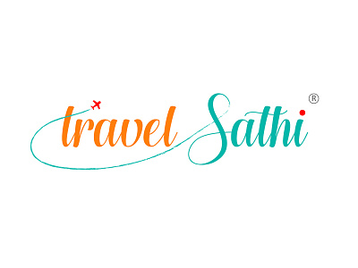Travel sathi logo design icon illustraor illustration logo vector