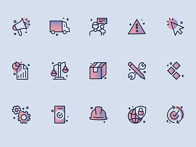 Department Icons - Corporate Manufacturing accounting communication compliance continuous improvement engineering ethics finance health and safety hr human resources operations quality risk management security service supply chain