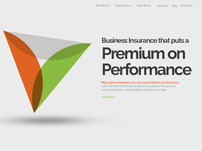 Website Header digital graphic hero insurance shadow website