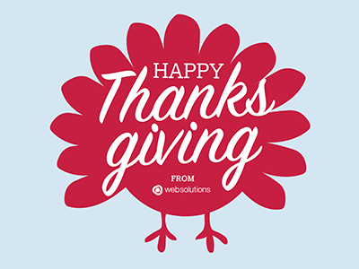 Happy Thanksgiving social media turkey