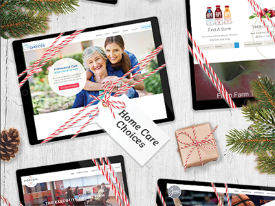 Website Wrap Up Email email marketing gift tags holiday presents