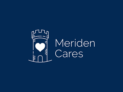 Meriden Cares castle heart icon logo