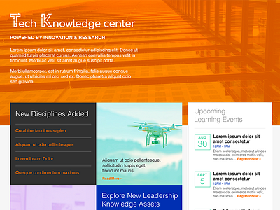 Tech Knowledge center learning