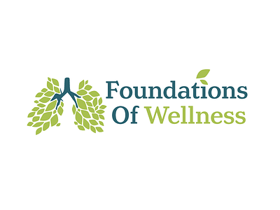 Tree Lungs foundations leaves logo lung nature tree wellness