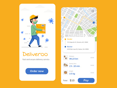 delivery service app app app design appdesign application delivery delivery app delivery service design designer ui ui design userinterface