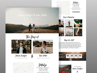 Wedding Invitation - Landing Page