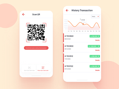 Wallet App Design app design flat minimal simple simple design ui