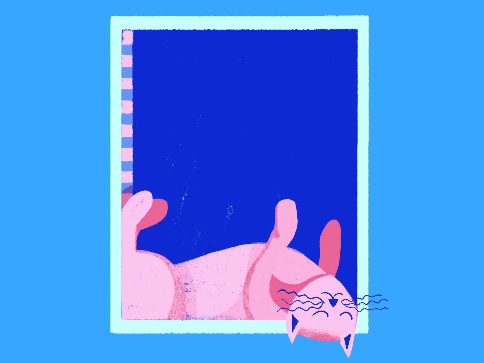Lazy Cat by Livia Verdier Mascitelli on Dribbble