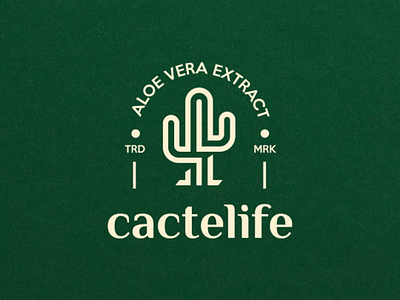 cactelife logo design ✔ logo minimalist vintage brand