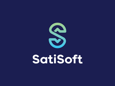 SatiSoft logo concept