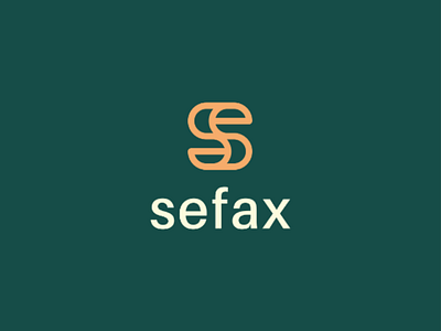 Sefax logo concept s logo paper minimalist monoline