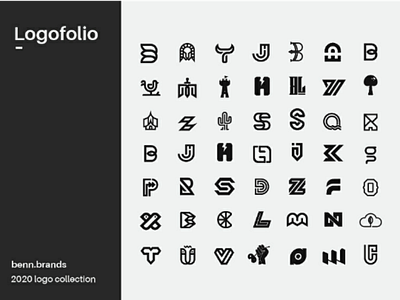 Logofolio 2020 logo brand minimal logotype