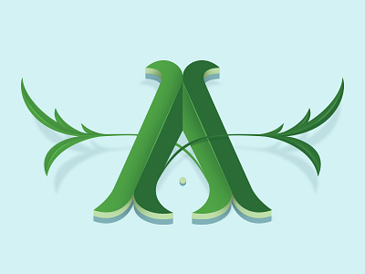 A_01 a letter lettering logo